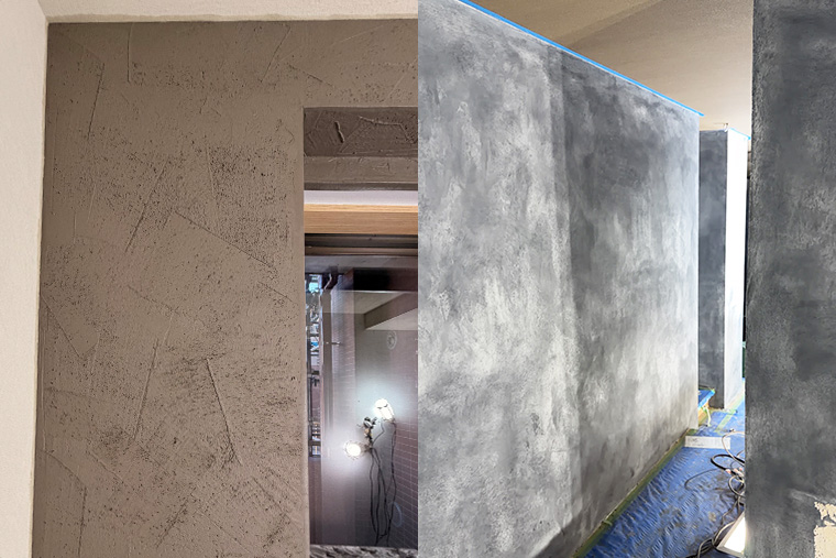 左官工事の流れ